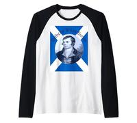 Robbie Burns - en Bleu Oidhche Bhlas Burns and Saltire Manche Raglan