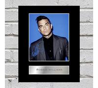 Robbie Williams John Photo dédicacée encadrée
