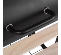 robby - barbecue à charbon 76x33.5cm avec chariot - smoker one xl