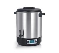 Robby Bouilleur de bocaux électrique cuve inox avec ecran lcd, robinet et minuteur 39l 2500w - STERI PRO INOX 39L LCD