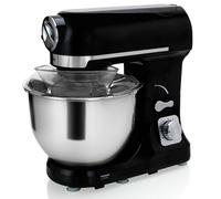 Robby robot multifonction 5 L 1000 W, hachoir et mixeur en verre 1,5 L, noir