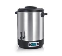 Stérilisateur de bocaux électrique cuve inox avec ecran lcd, robinet et minuteur 45l 2500w Robby steri pro inox 45l lcd Inox et Noir G