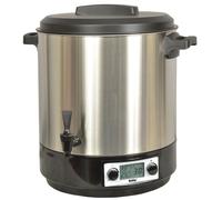 robby stérilisateur de bocaux électrique cuve inox avec écran lcd robinet et