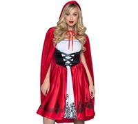 Robe à capuche classique femme Leg Avenue Red Riding Rouge M