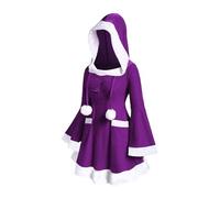 Robe À Capuche Noël Femme Velours Tutu Robe Noël Rouge Princesse Déguisement Costume Mère Noël Cosplay Robes Hiver De Noël Robe Soirée Lutins Christmas Performance Anniversaire Mariage 2023