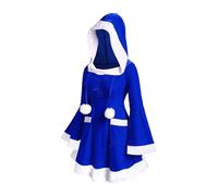 Robe À Capuche Noël Femme Velours Tutu Robe Noël Rouge Princesse Déguisement Costume Mère Noël Cosplay Robes Hiver De Noël Robe Soirée Lutins Christmas Performance Anniversaire Mariage 2023