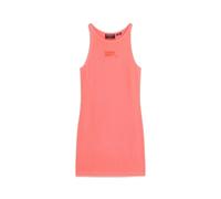 Superdry Embroidered Rib Racer Sleeveless Short Dress Rose XS Femme