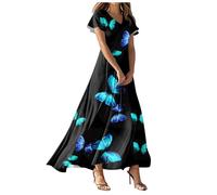 Robe à Franges à Sequins des Années 20 avec Ensemble d'Accessoires pour Déguisement Charleston et Gatsby Femme Long Summer Dresses for Women Bikini Cover Up Tunique Cardigan 2025 （Bleu Clair,S）