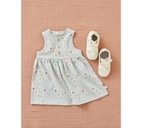 Robe à imprimé tigre, aqua 12M