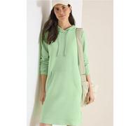 Robe à longueur de genou avec capuche