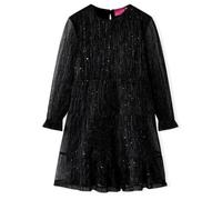 Robe à manches longues pour enfants noir 92/104/116/128/140 7-8 ans