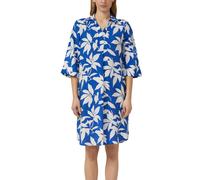 Robe à motifs en viscose mélangée avec des poches femme s.Oliver Bleu 38
