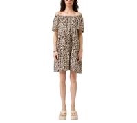 Robe à Plusieurs Niveaux avec Encolure Carmen