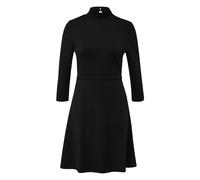 Robe Ã©vasÃ©e et cintrÃ©e femme QS Noir M