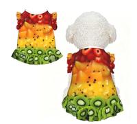 Robe à volants pour chien - Sans manches - Respirante - Pour petits chiens et chats - Taille XL