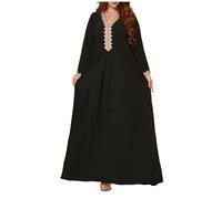 Robe Abaya Pour Femme Musulmane Musulmanes Djellaba De Prière Islamique À Manches Longues Boubou Africain Musulman Ensemble Priere Hijab Tenue Dubai Kimono Luxe Mariage Kaftan Burkini Jilbeb 1 Piece