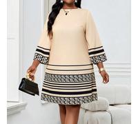Robe ample noire à pois avec manches courtes, élégante et décontractée, dans un style bohème, convenant aux professionnelles, aux diplômées et aux enseignantes, pour le printemps et l'été. Uniforme ap
