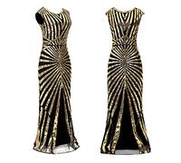 Robe Annee 20 Gatsby Robe À Charleston Grande Taille Robe De Bal 20s Robe À Paillettes Robe De Cocktail Robe Longue Gatsby Femme Annee 20 1920s Party Fête Bal Soirée Art Déco