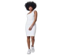Robe asymÃ©trique Ã bretelles femme Project X Paris Blanc S