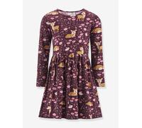 Robe avec biches et fleurs fille Happy Girls bordeaux 9A