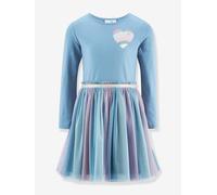 Robe avec cœur arc-en-ciel fille Happy Girls bleu ciel 12A