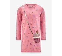 Robe avec cœurs et cupcake fille Happy Girls rose bonbon 5A