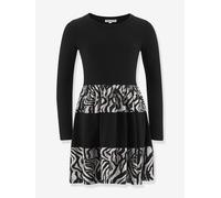Robe avec imprimé zèbre fille Happy Girls noir 16A