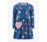 Robe avec lettres et sac fille Happy Girls bleu moyen 6A