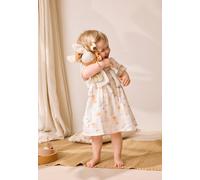 Robe bébé en gaze de coton sierra ecru 3M(60CM)