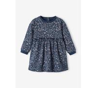 Robe bébé en molleton bleu nuit 6M(67CM)