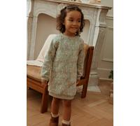 Robe bébé en molleton lison vert 9M(71CM)