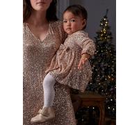 Robe bébé fille à sequins noël or 24M(86CM)