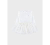 Robe bébé fille avec tricot ecru 9M(71CM)