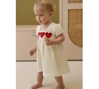 VERTBAUDET Robe bébé Fille Crochet cœurs écru 6M(67CM)