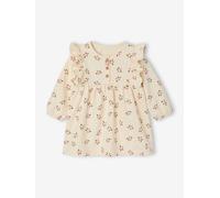 Robe bébé fille en molleton écru 36M(97CM)