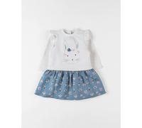 Robe bi-matière lapin beige 3M(60CM)