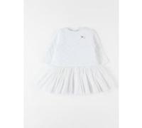 Robe bi-matière paillette, beige chiné/doré 3Y