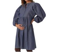 Robe Bleu Foncé Femme Mamalicious Jeanne L