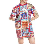 Robe Bleu/Rouge Femme Adidas Farm M