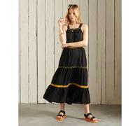 Robe brodÃ©e sans manches femme Superdry Noir 34