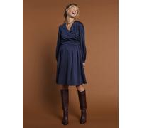 Robe cache coeur de grossesse marine 38