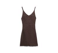 Superdry Crochet Cami Sleeveless Short Dress Marron XL Femme