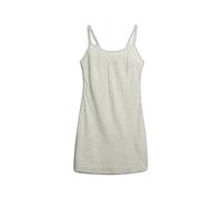 Superdry Printed Cami Mini Sleeveless Short Dress Beige S Femme