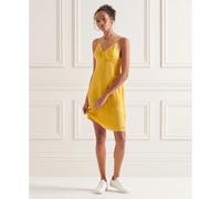 Superdry Cupro Cami Sleeveless Dress Jaune S Femme