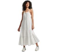 Superdry Vintage Lace Cami Maxi Sleeveless Dress Blanc M Femme