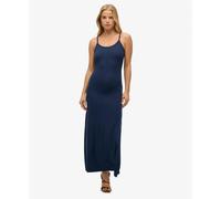 Superdry Robe caraco longue Athletic Essentials jersey sans manches Bleu XL Femme