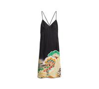 Superdry Printed Slip Sleeveless Long Dress Multicolore M Femme