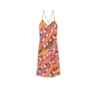 Robe caraco mi-longue imprimÃ©e Ã enfiler femme Superdry Rouge M