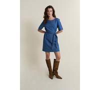 Robe ceinturée en denim - Rizlaine - XL - Delave Clair - Femme - Etam