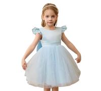 Robe Ceremonie Fille - Robe féérique pour Petites Filles élégante - Tenue de Princesse Robe pour Enfants Fille vêtement Mode